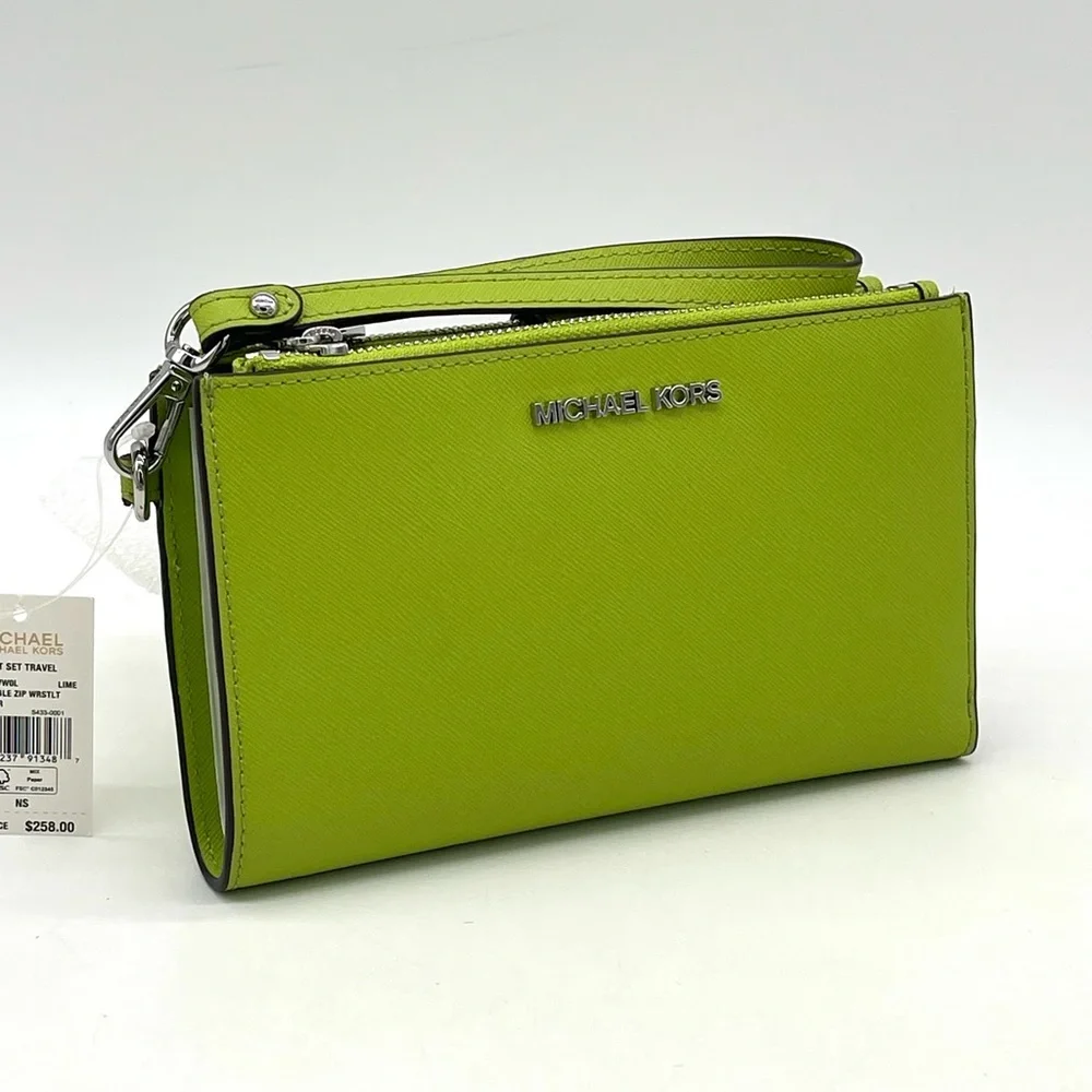 Michael Kors Large Double Zip Wallet Wristlet